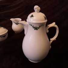 Fürstenberg Porzellan Kernstück 3 tlg Schloßgarten Edeles Vitrinenstück günstig 