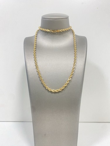 Torchon kette gelbgold - 18,