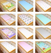 Spannbettlaken 70x140 cm Bettlaken für Baby Kinder Bett 100% Baumwolle 