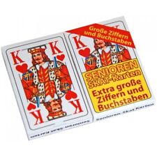 12x Senioren Skatkarten 32 Blatt Skat Karten Spielkarten Französisches Skatspiel
