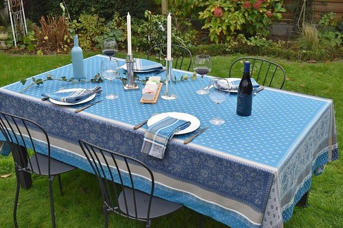 Tischdecke jacquard baumwolle - tischdecke,