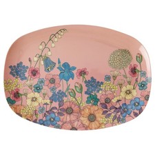 Rice teller tablett mit flower - rice,