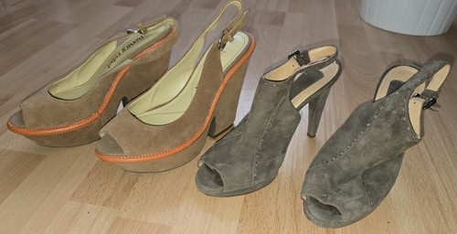 Paar damen peep - toe, pumps