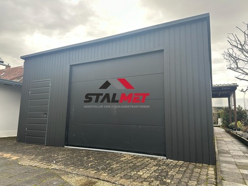 +Blechgarage 6x7x3m