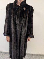 Nerzmantel Damen, Schwarz