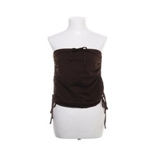 Guru Shop, Tube Top, Größe: S/M, Braun, Baumwolle/Elasthan, Einfarbig #3Qb