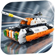 2 in 1 Panzer aus Bausteinen