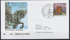 FDC Germany, 1998. Bonn to