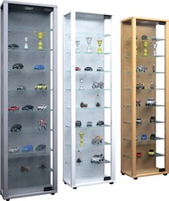 Holz Glas Stand Vitrine