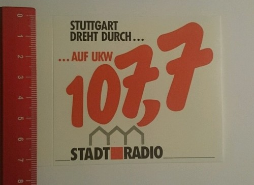 Aufkleber sticker stuttgart - aufkleber/sticker:,