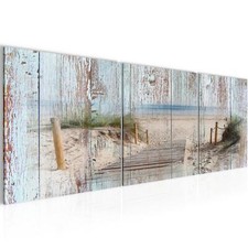Wandbilder set strand vintage - set,