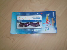 ++ Riethmüller metallic falsche Wimpern lila inkl. Klebstoff NEU & OVP ++