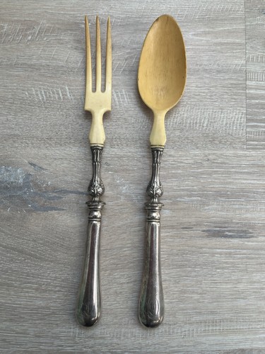 Antikes salatbesteck - antikes,