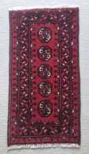 Teppich * Orient * 50 x 100 cm * gebraucht  * Kunduz * Afghanistan * Rot *