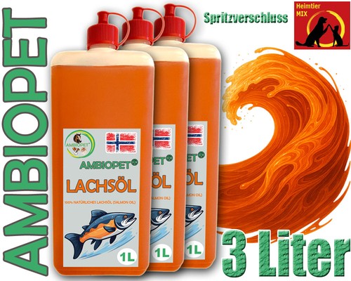 Ambiopet premium lachsöl 3x - ,