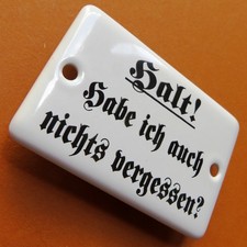 HALT! ...auch nichts