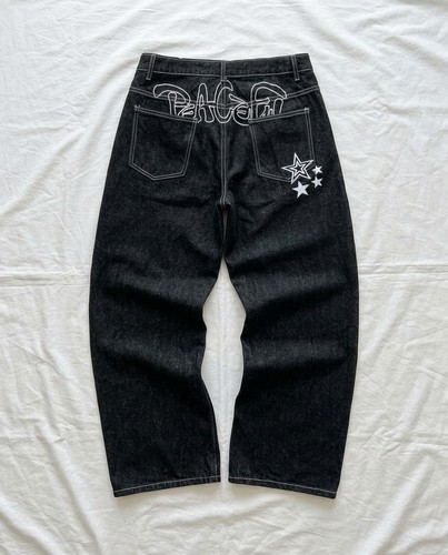 Herren baggy jeans - jeans, schwarz