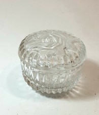 Antik Baccarat France R. Gross Kristall Zuckerdose Deckel Dose Vintage  signiert