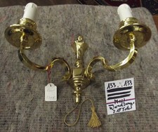 Lampe, Wandlampe, Messing, 2