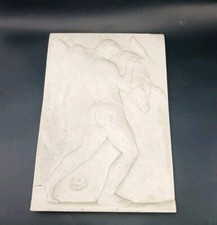 Schweres Wandrelief Wandbild  Griechischer Adonis Herkules 4540 G, H. 43,5