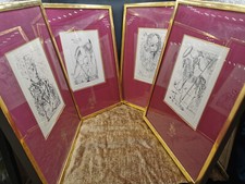 4-er Set Serigraphien Salvador