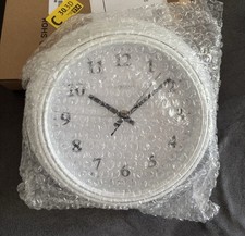 Wanduhr Weiß 23cm 8,5 Zoll
