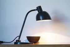 Seltene BuR Bünte&Remmler Stabil, Dell, Bauhaus Tischlampe, Leuchte, Kabel neu