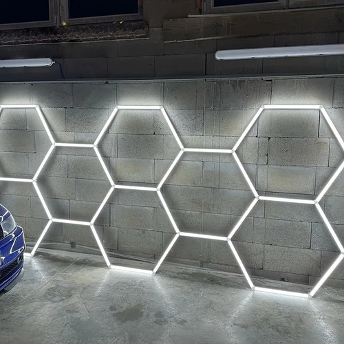 Werkstatt hexagon led lampe - hexagon,