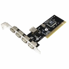 LogiLink PCI USB Karte Controller Erweiterung Schnittstellenkarte USB 4+1 Einbau