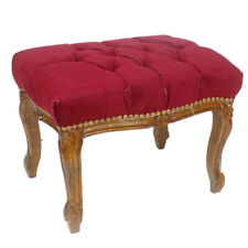 Barockhocker braun/Bordeaux