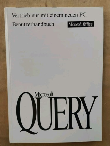 Vintage microsoft query - microsoft,