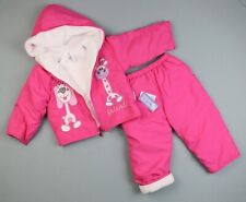 Baby Kleinkind  Mädchen Winter Schneeanzug ,Hose und Jacke mit Kapuze