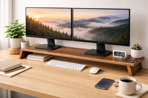 Navaris doppel monitorständer - navaris,