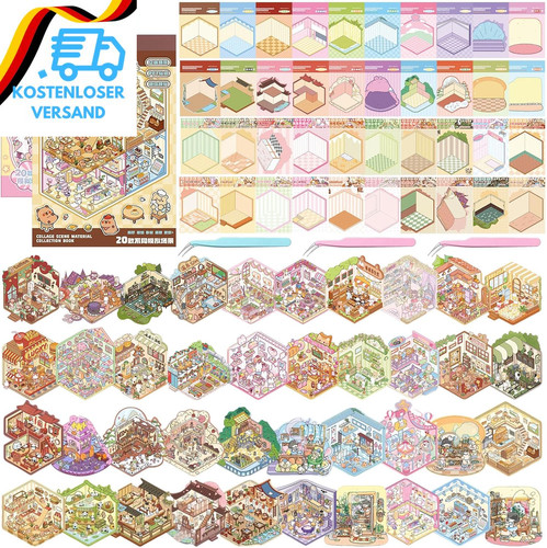 Stück house stickers - 40,