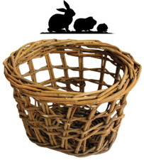 Weide Heuraufe Korb Kleintier