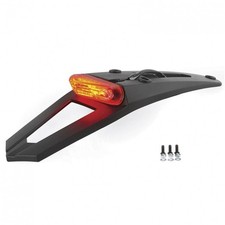 Kennzeichenhalter Led Rücklicht Nummerntafelträger Sportheck Enduro Mx schwarz