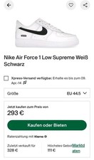 Nike Air Force 1 x Supreme Low