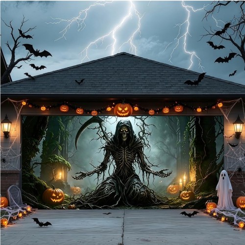 Halloween garagentor - halloween,