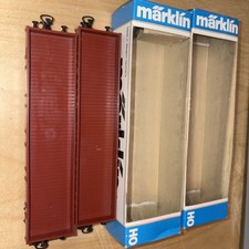2 Märklin 4473 DB Niederbordwagen  OVP