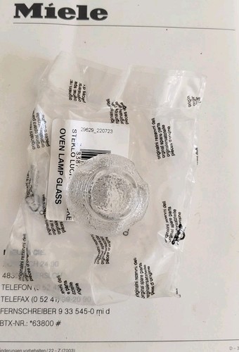 Miele backofenlampe lampenglas - miele,