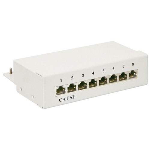 Patchpanel geschirmt 8xrj45 - patchpanel,