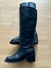 Wien Kraus Collection Austria Stiefel Echtleder 40 schwarz Lammfellfutter