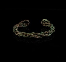 Geflochtener Bronze-Armreif aus dem italischen Kulturkreis
