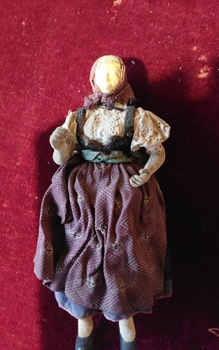 Alte puppe biedermeier - puppe,