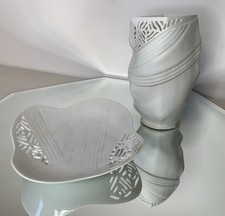 Set vase and plate - set, of