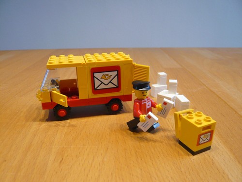 Lego city postauto postwagen - city,
