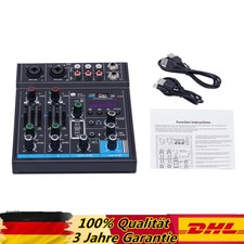 4 Kanal bluetooth Mixer USB