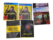 PS4 Play Station 4  Spiel Box  Cyberpunk 2077 Boxinhalte