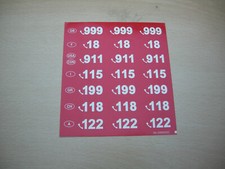 Playmobil, PL671, Aufkleber