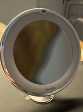 Auxmir Kosmetikspiegel Spiegel LED Beleuchtet 10-fach Vergrößerung mit Saugnapf
